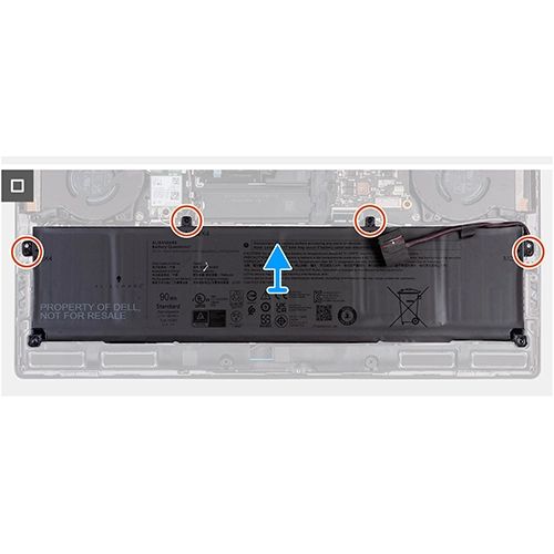 Batterie pour Dell Alienware X16 R1